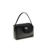 Balenciaga Black Calf Leather Bos Taurus Shoulder Bag